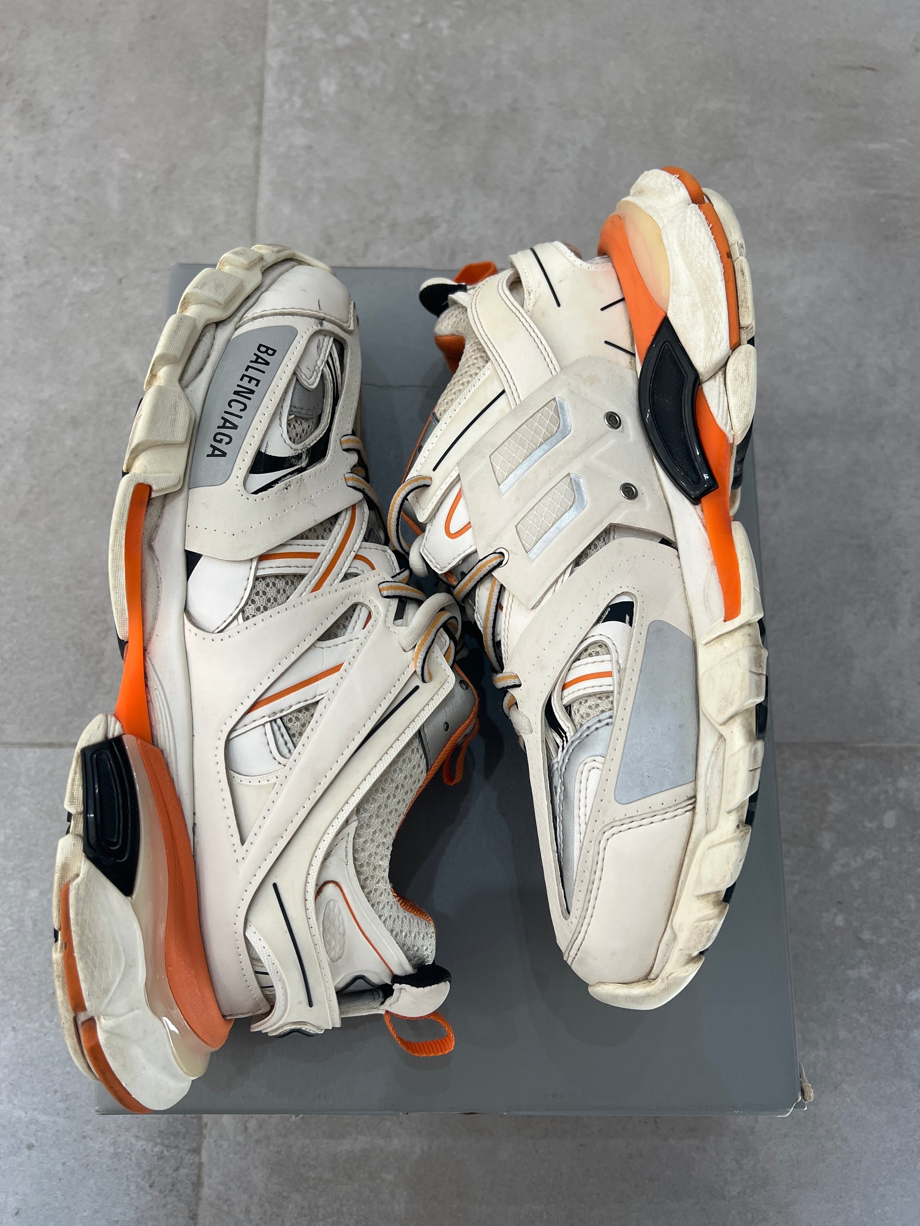 Balenciaga Track White-Orange
