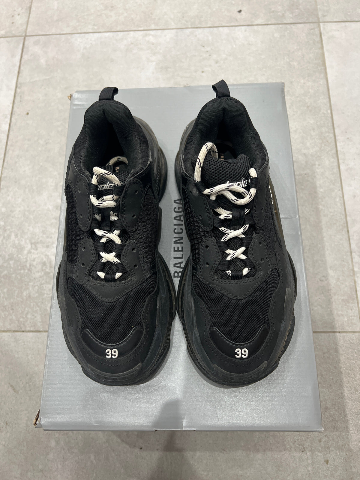Balenciaga Triple S/3S Clearsole Black