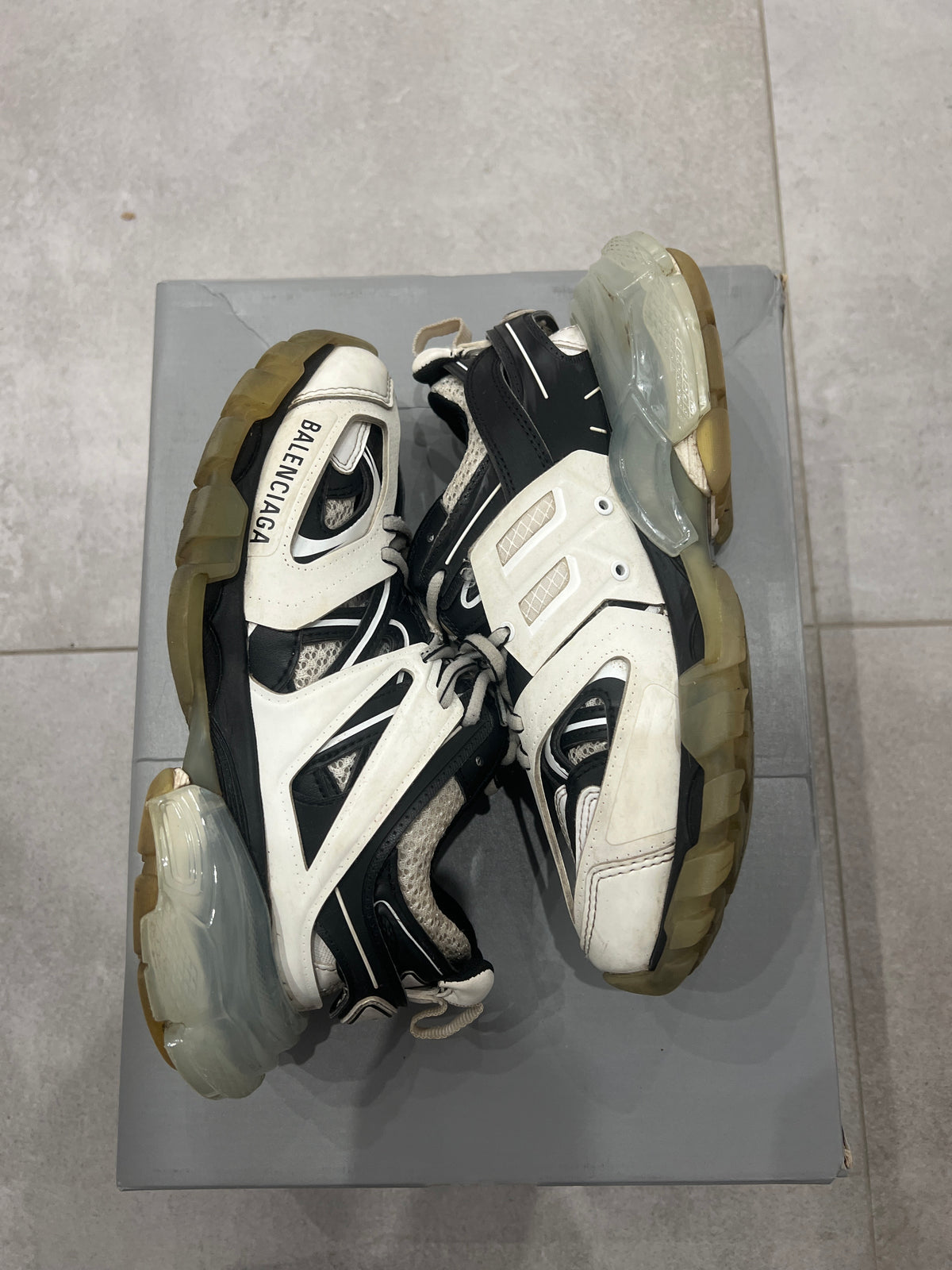 Balenciaga Track White/Black Clearsole