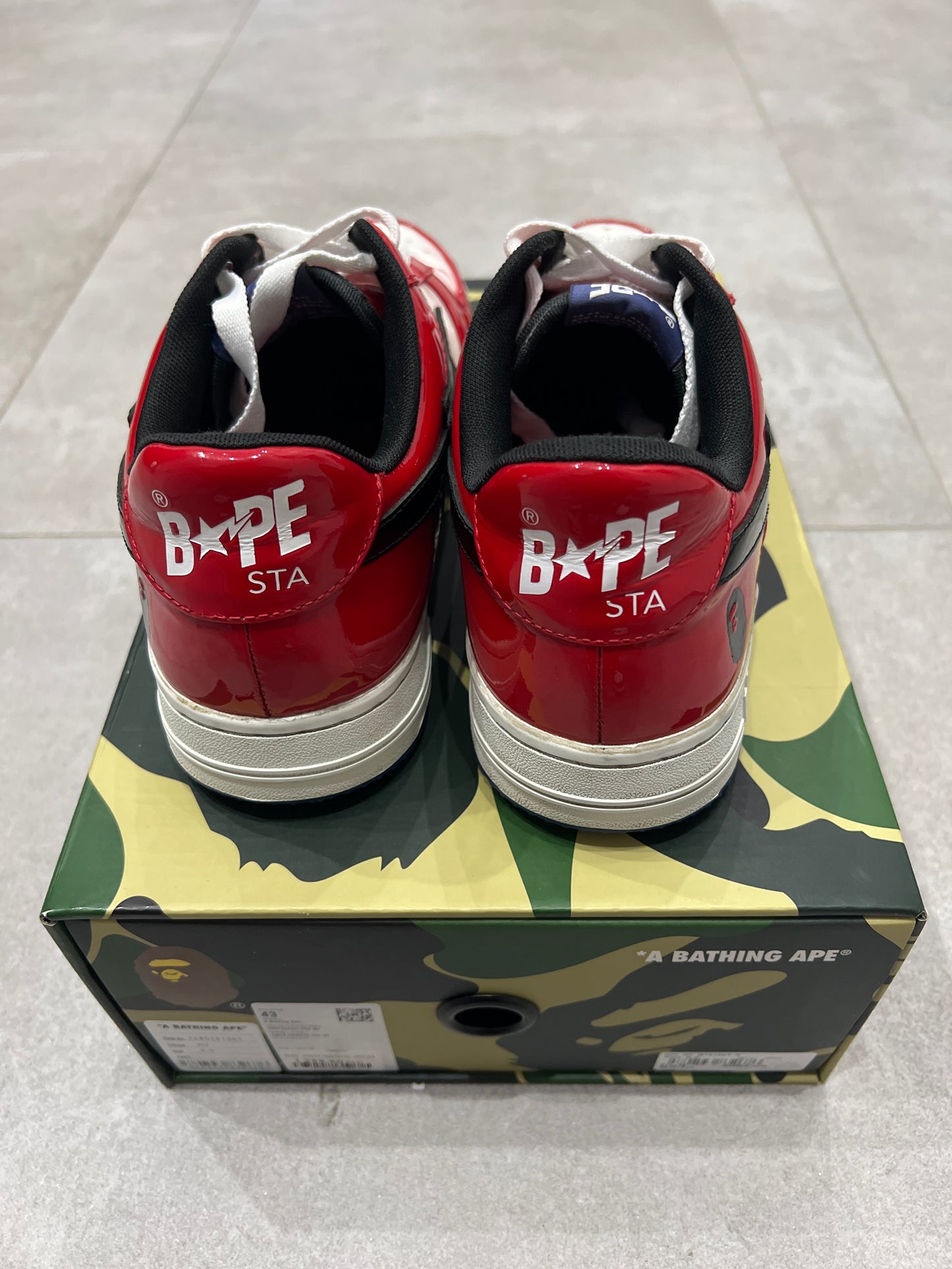 Bape Sta White/Red