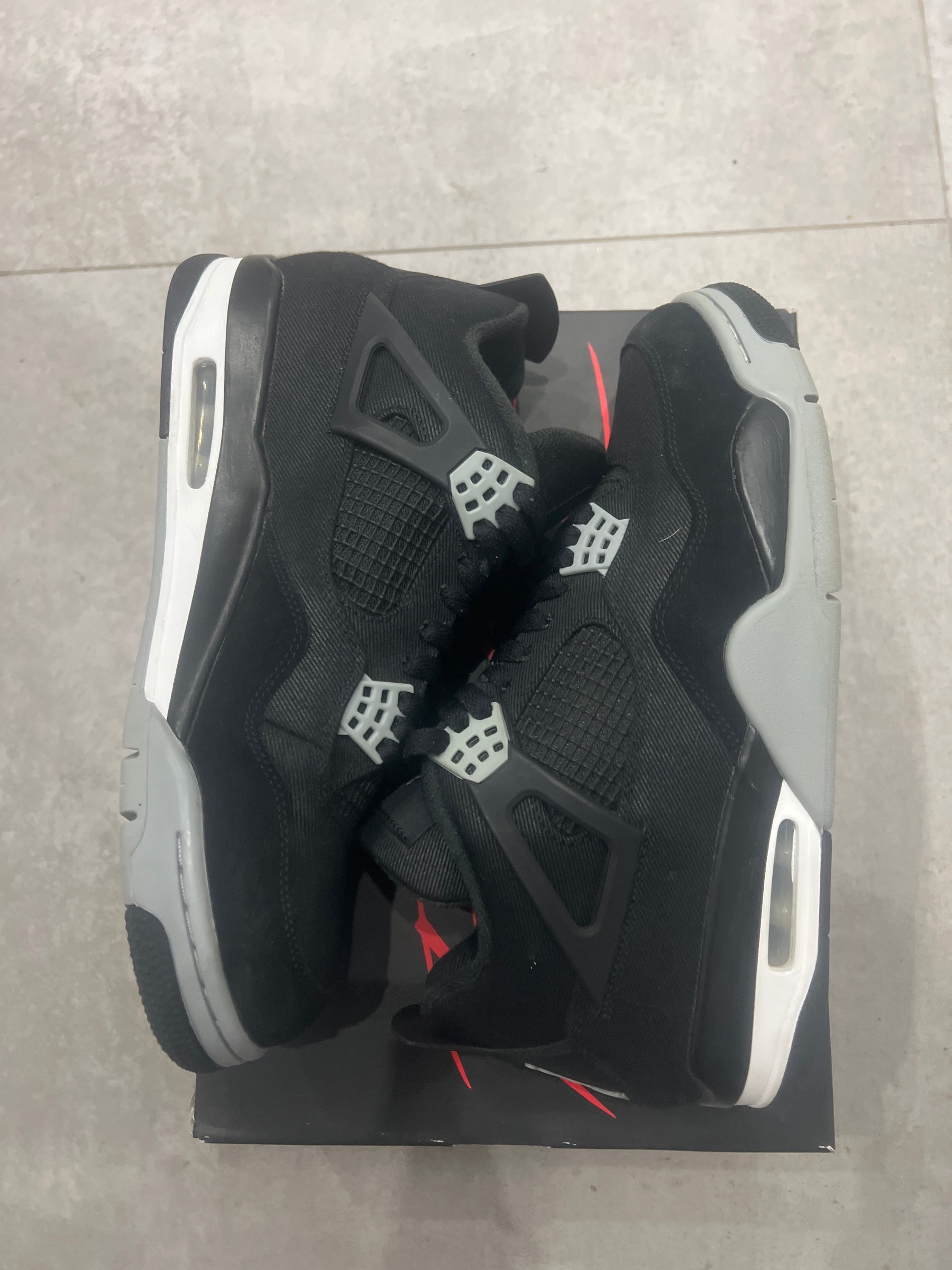 Jordan 4 Black Canvas