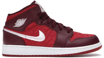 Jordan 1 Mid SE Red Quilt (GS)