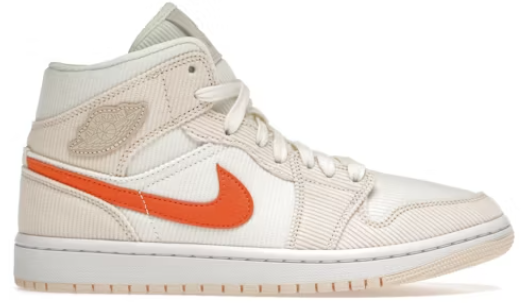 Air Jordan 1 Mid SE Corduroy Sail