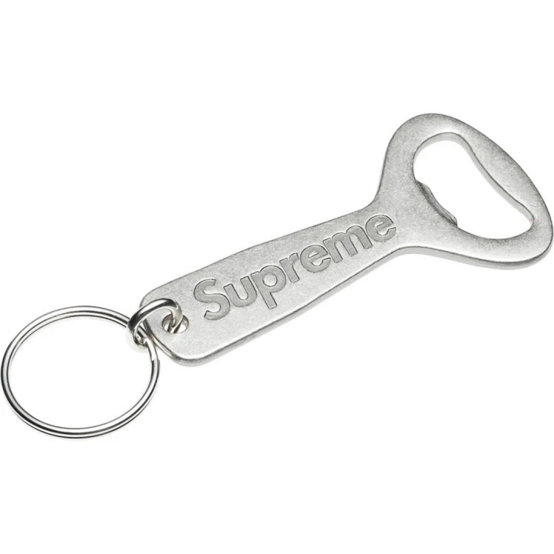 Supreme Bottle Opener Silver Keychain