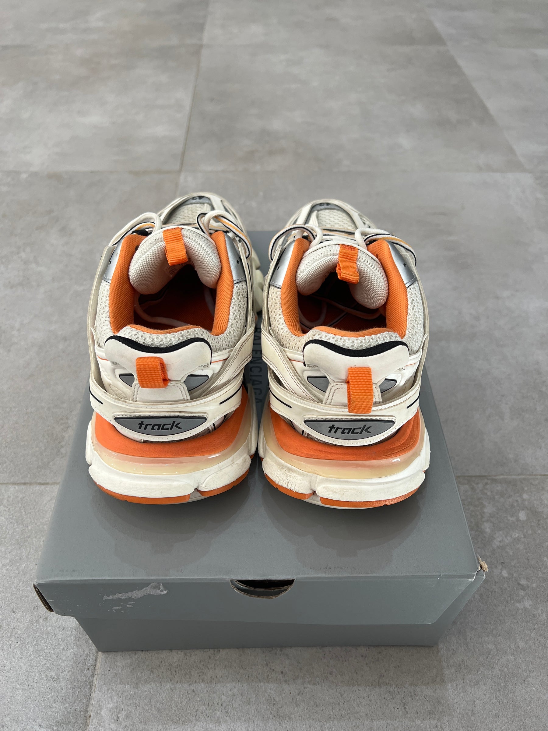 Balenciaga Track White-Orange