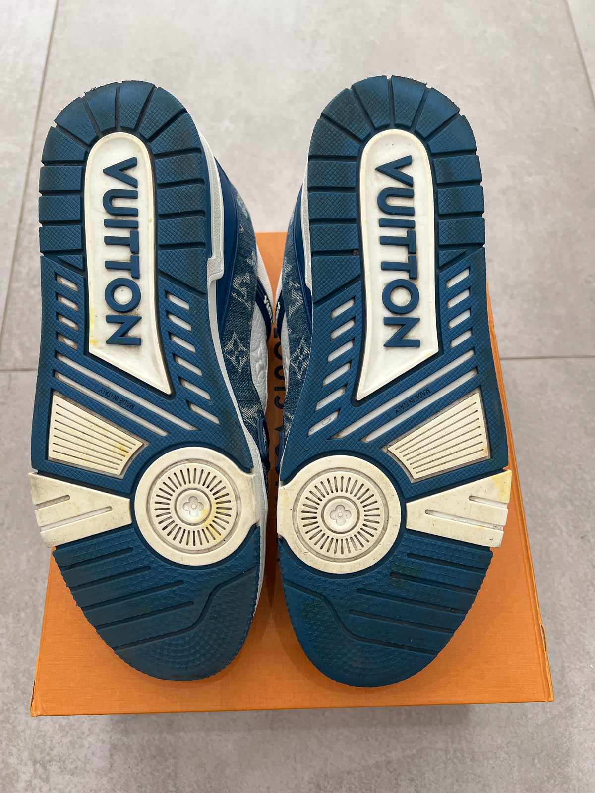 Louis Vuitton Trainer Blue Denim