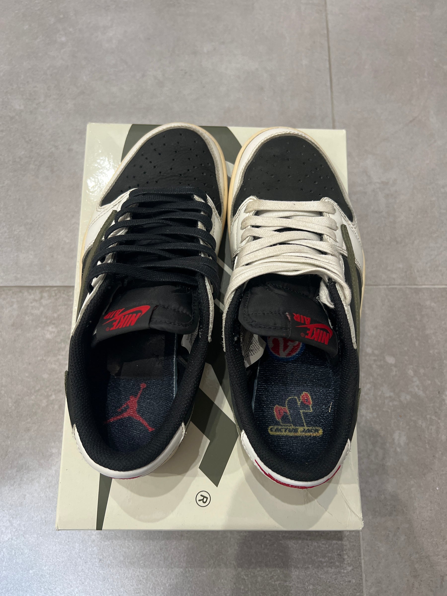 Jordan 1 Low x Travis Scott Olive