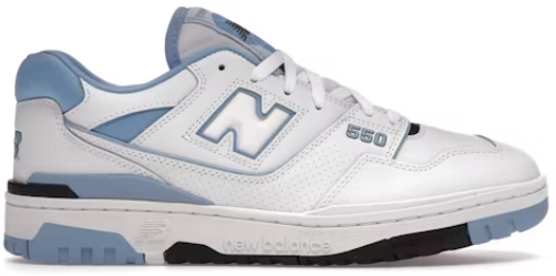 New Balance 550 UNC White University Blue