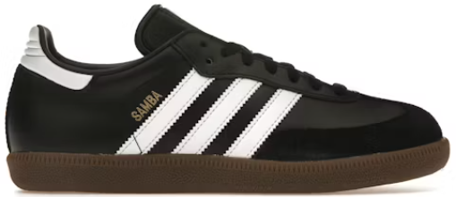 adidas Samba Leather Black White