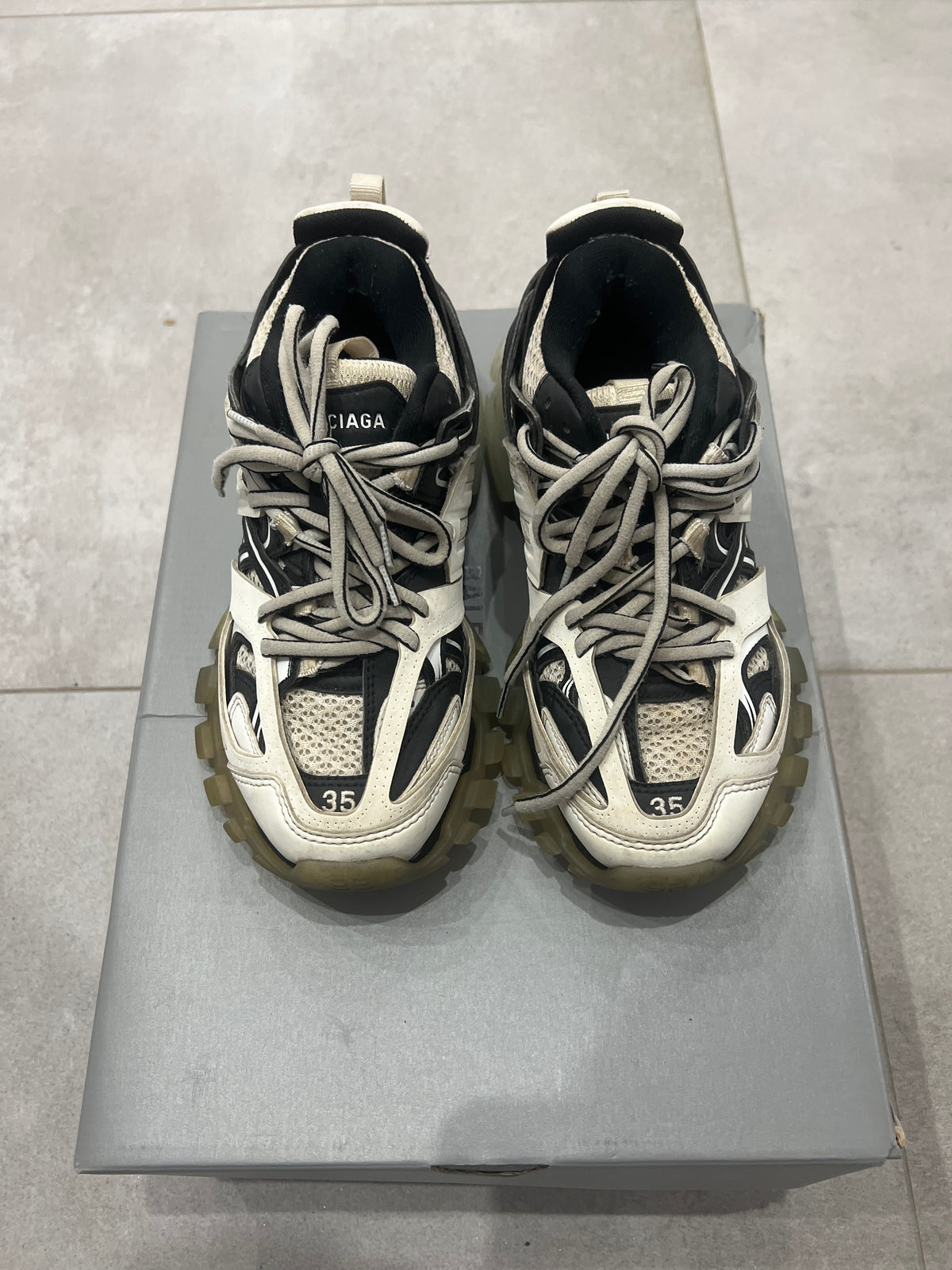 Balenciaga Track White/Black Clearsole