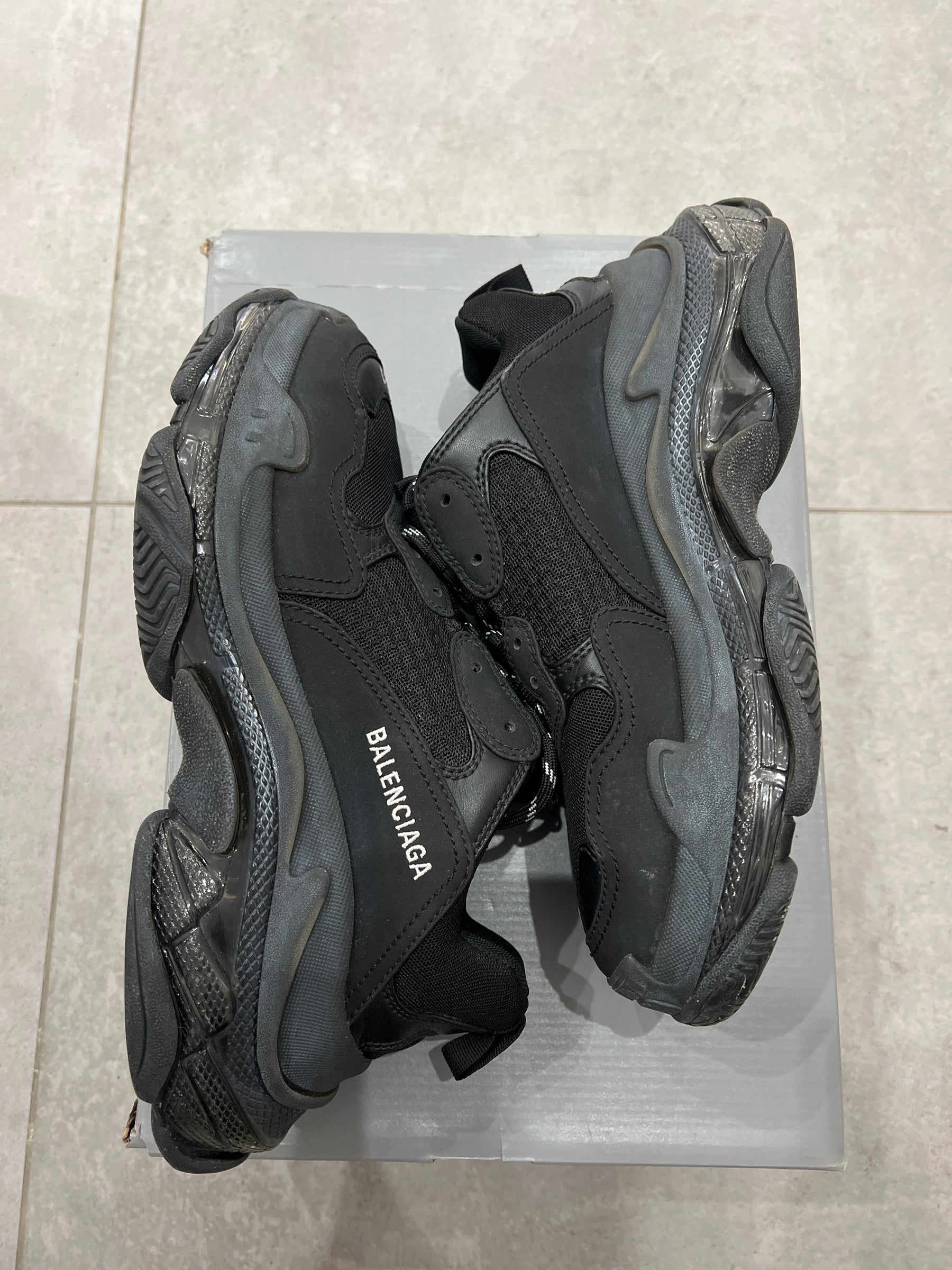 Balenciaga 3S Clearsole Black