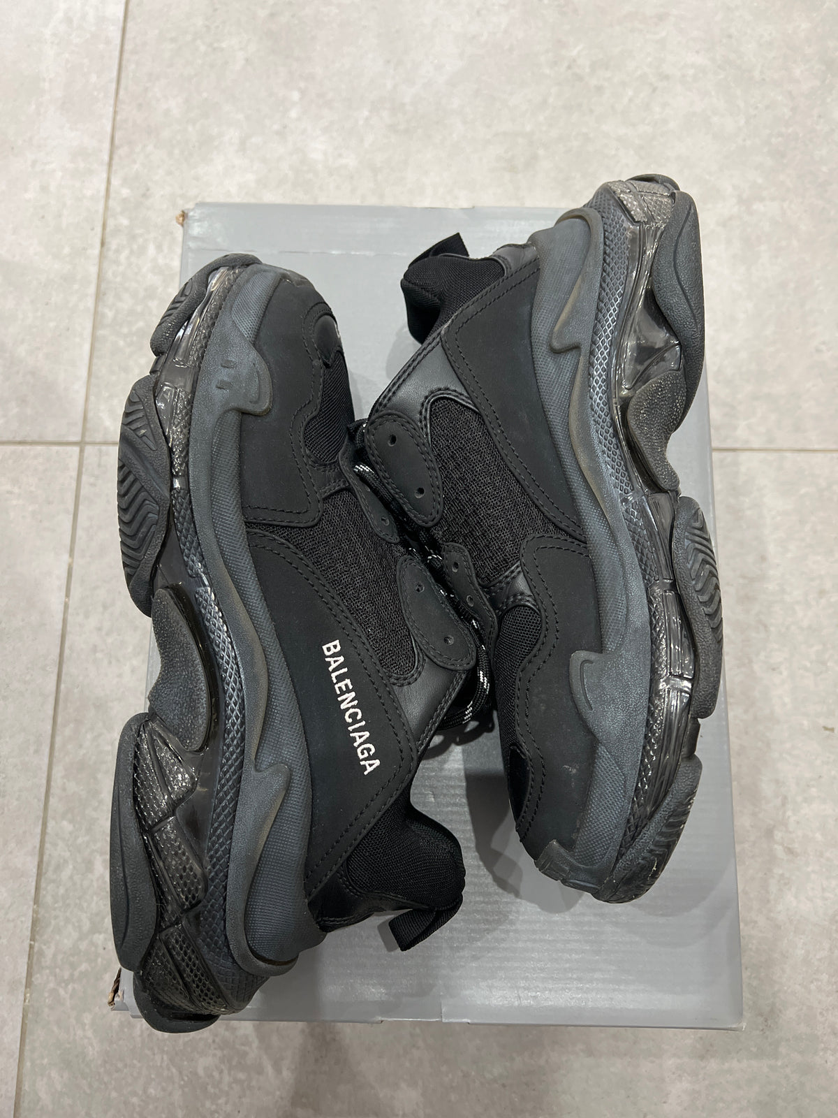 Balenciaga Triple S/3S Clearsole Black