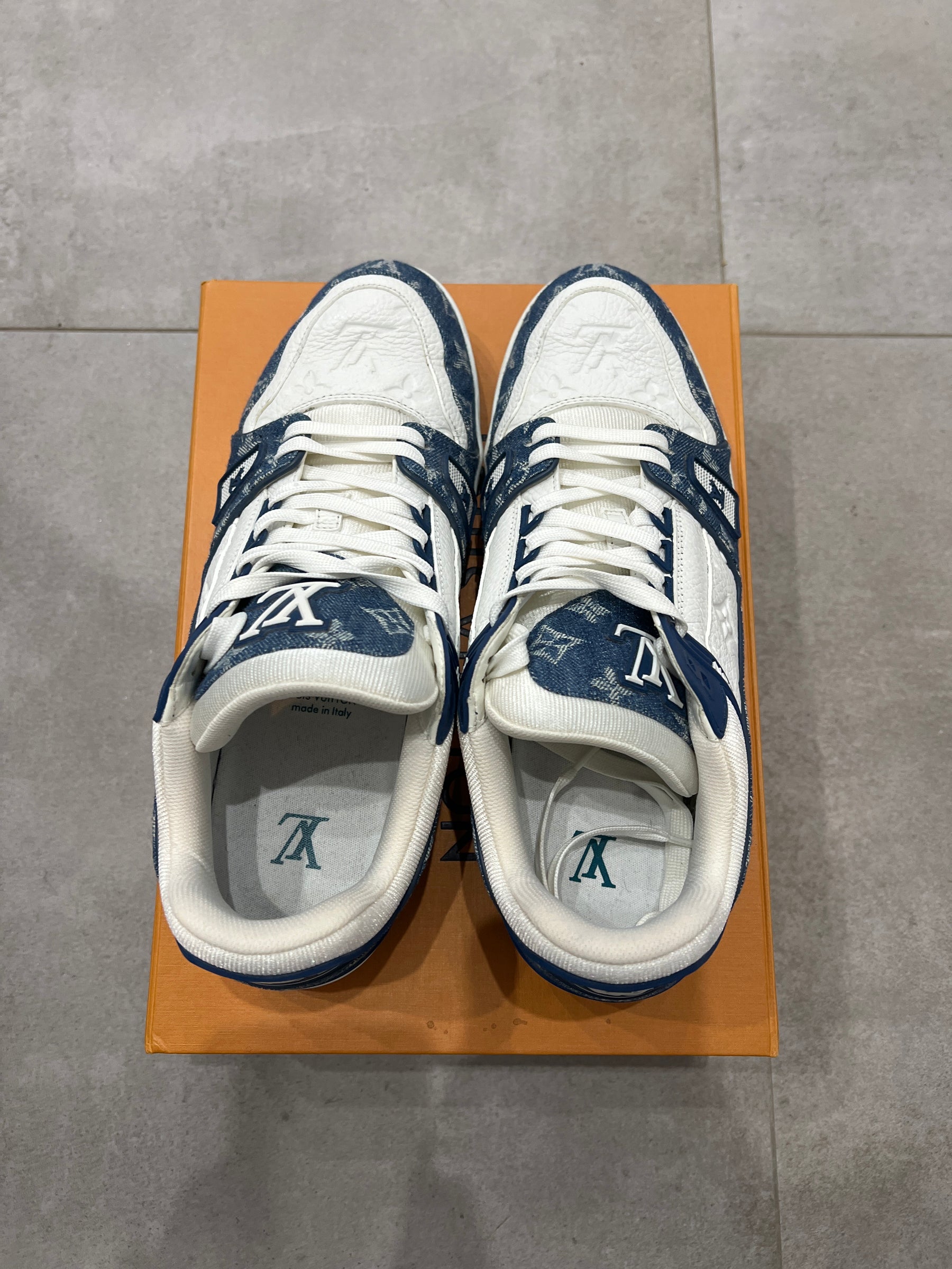 Louis Vuitton Blue Denim Trainer