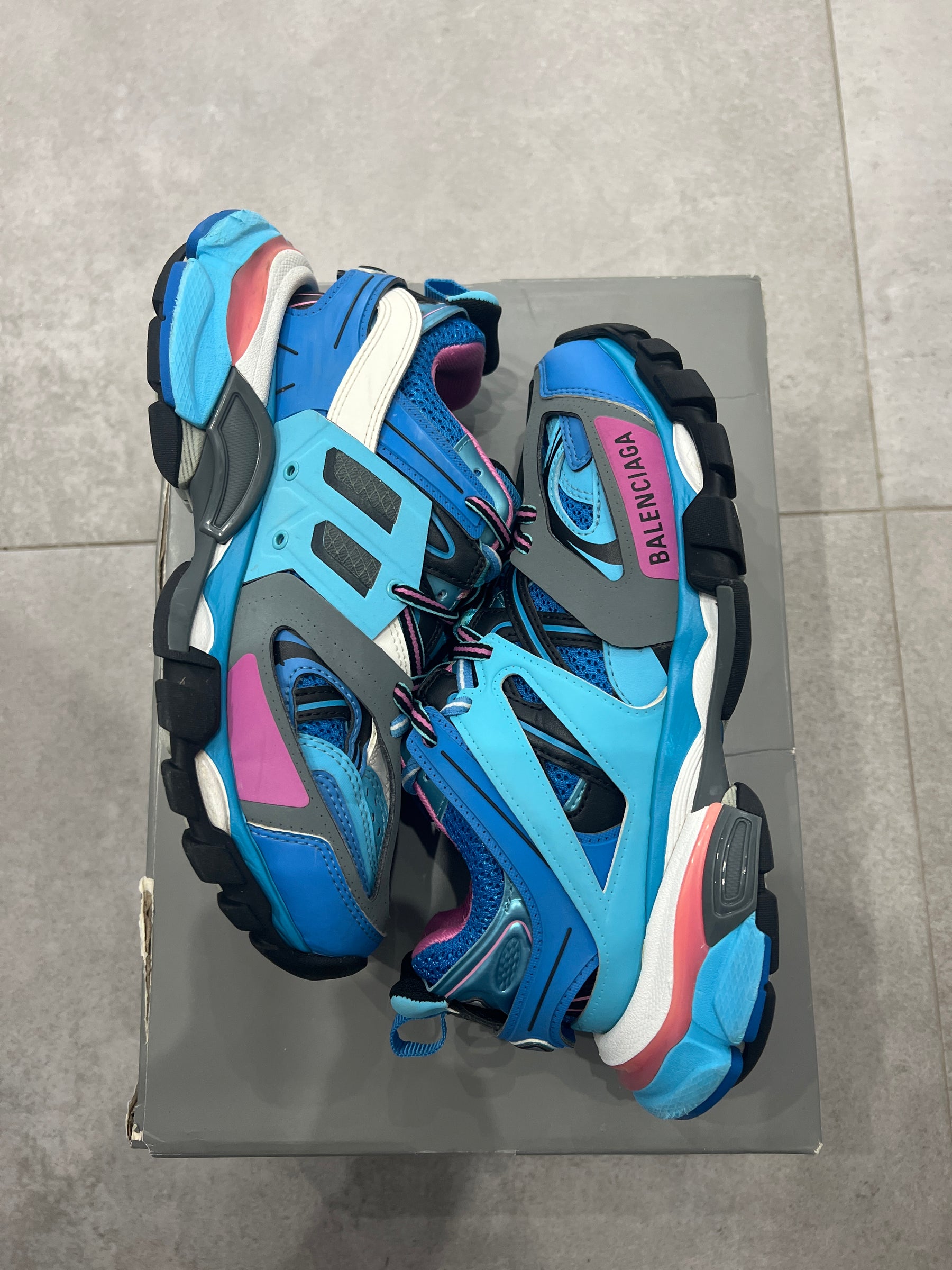 Balenciaga Track Blue/Pink