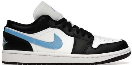 Jordan 1 Low Black University Blue White (Women's)