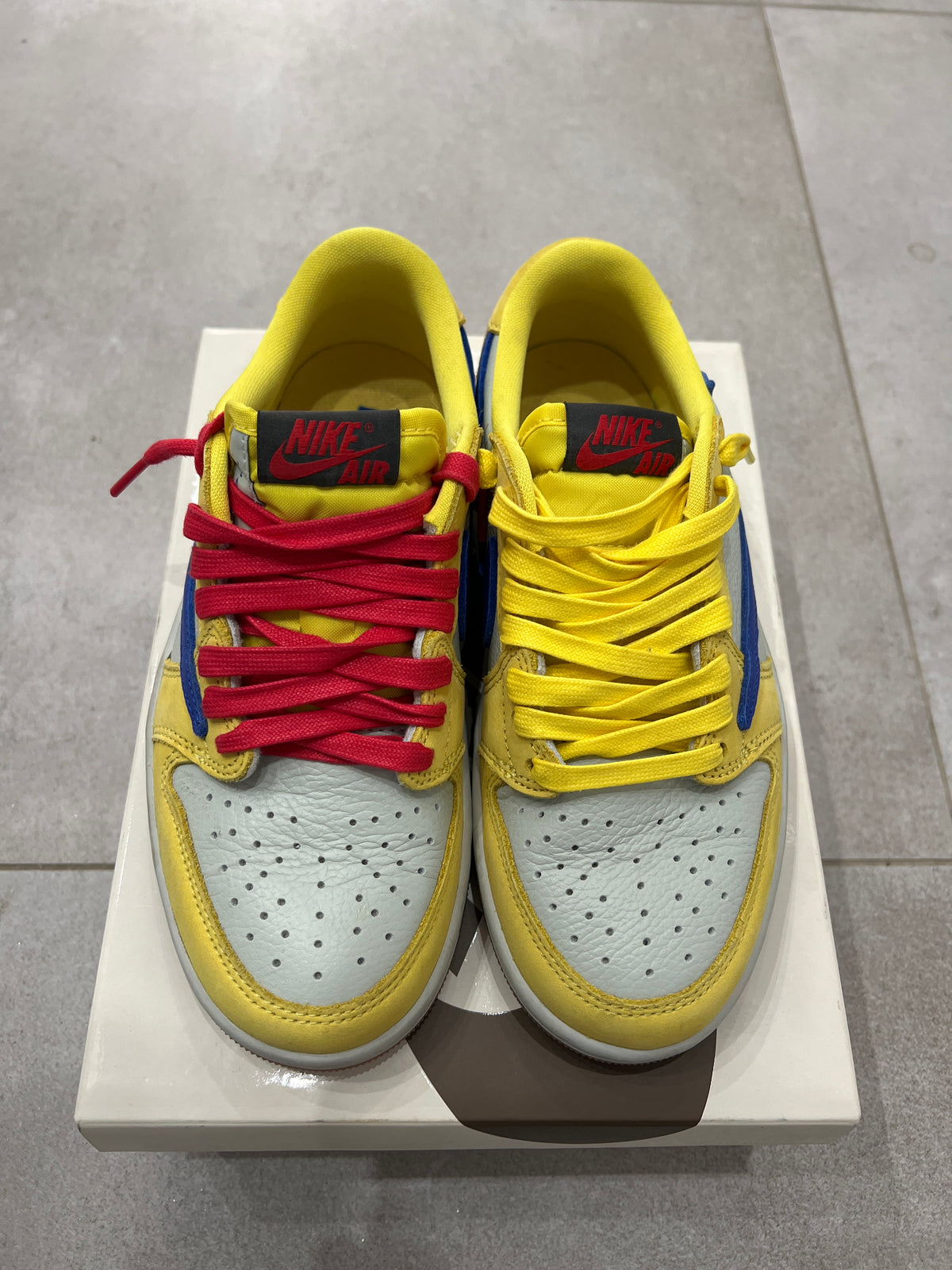 Air Jordan 1 Low x Travis Scott „Canary”