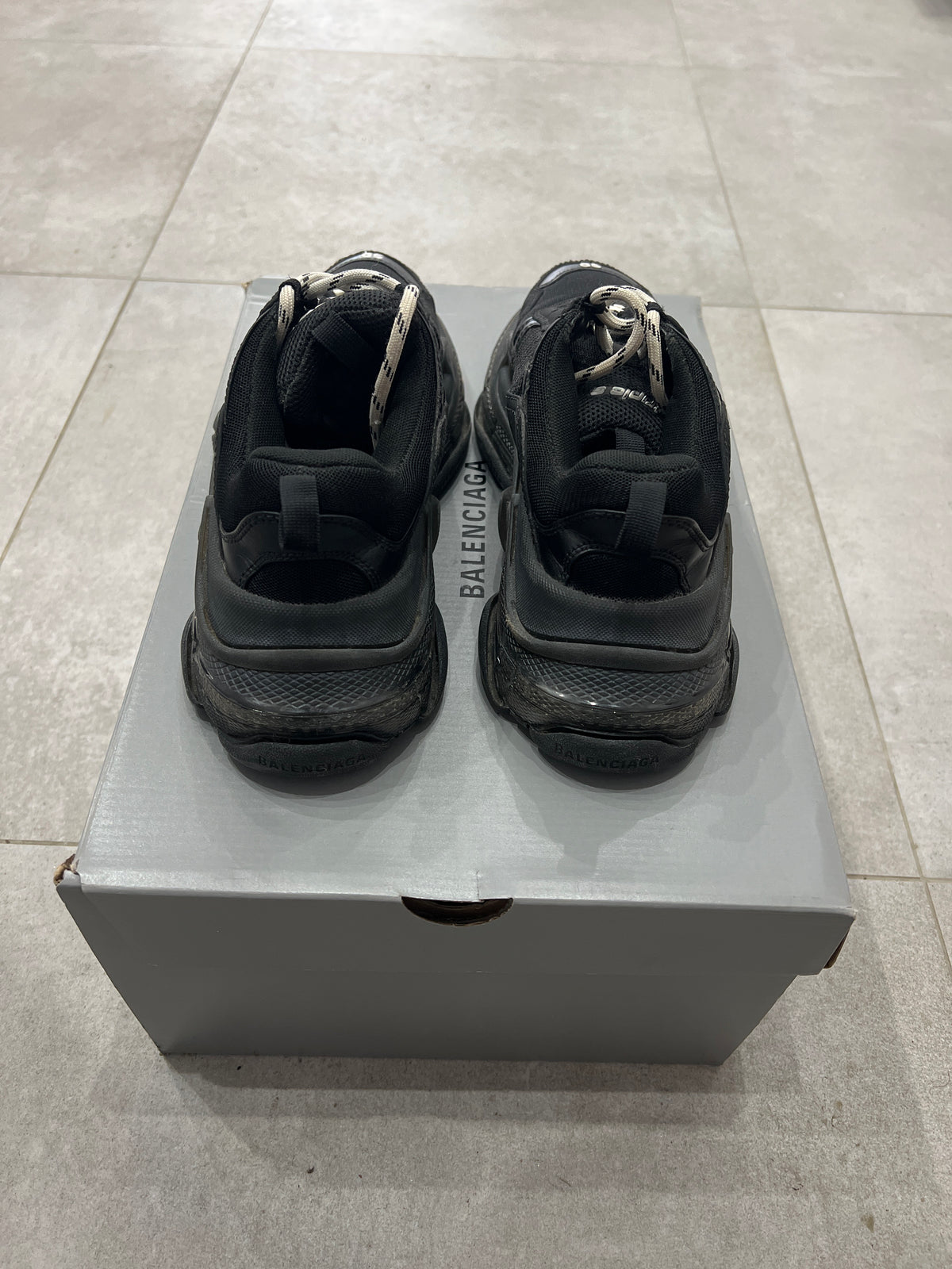 Balenciaga 3S Clearsole Black