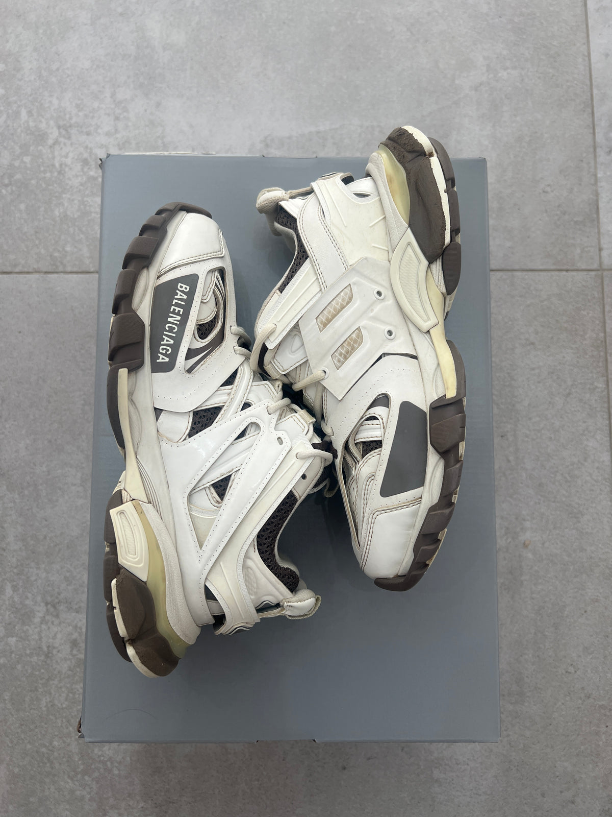 Balenciaga Track White/Brown