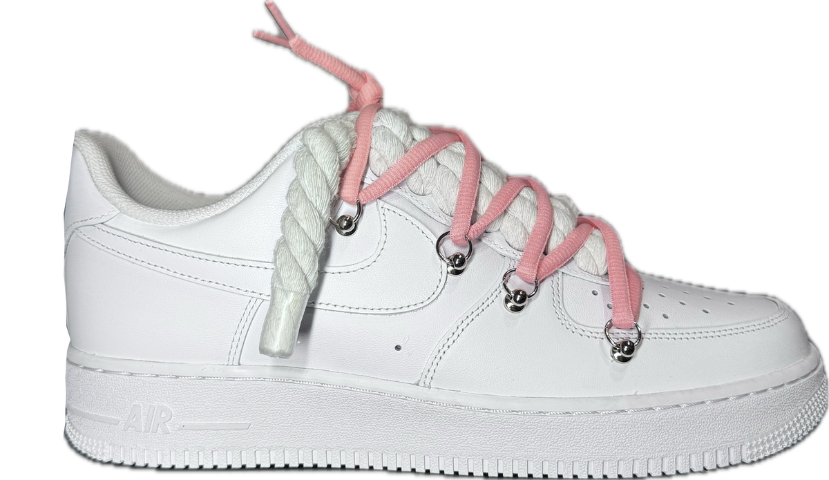 Nike Air Force 1 Low Rope & "Off White Pink Laces"