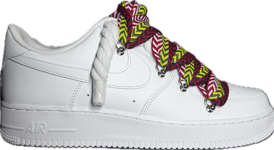 Nike Air Force 1 Low Rope & "Lanvin Multicolor Dark Laces"