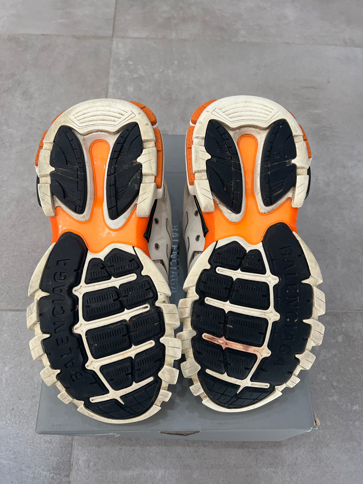 Balenciaga Track White-Orange