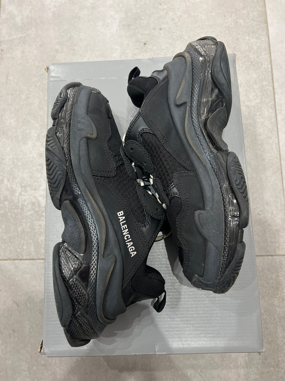 Balenciaga 3S Clearsole Black