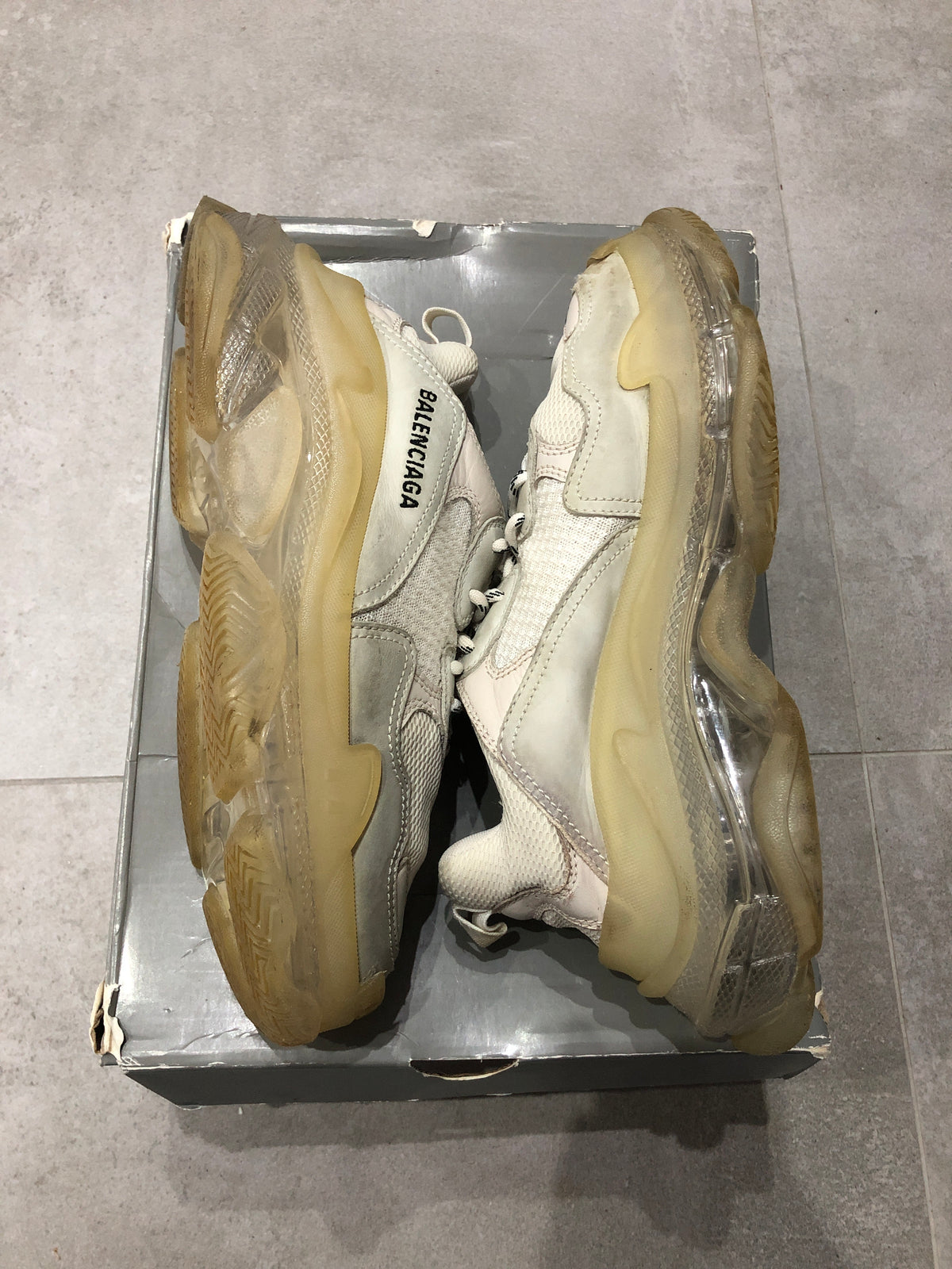 Balenciaga Triple S/3S Clesrsole White