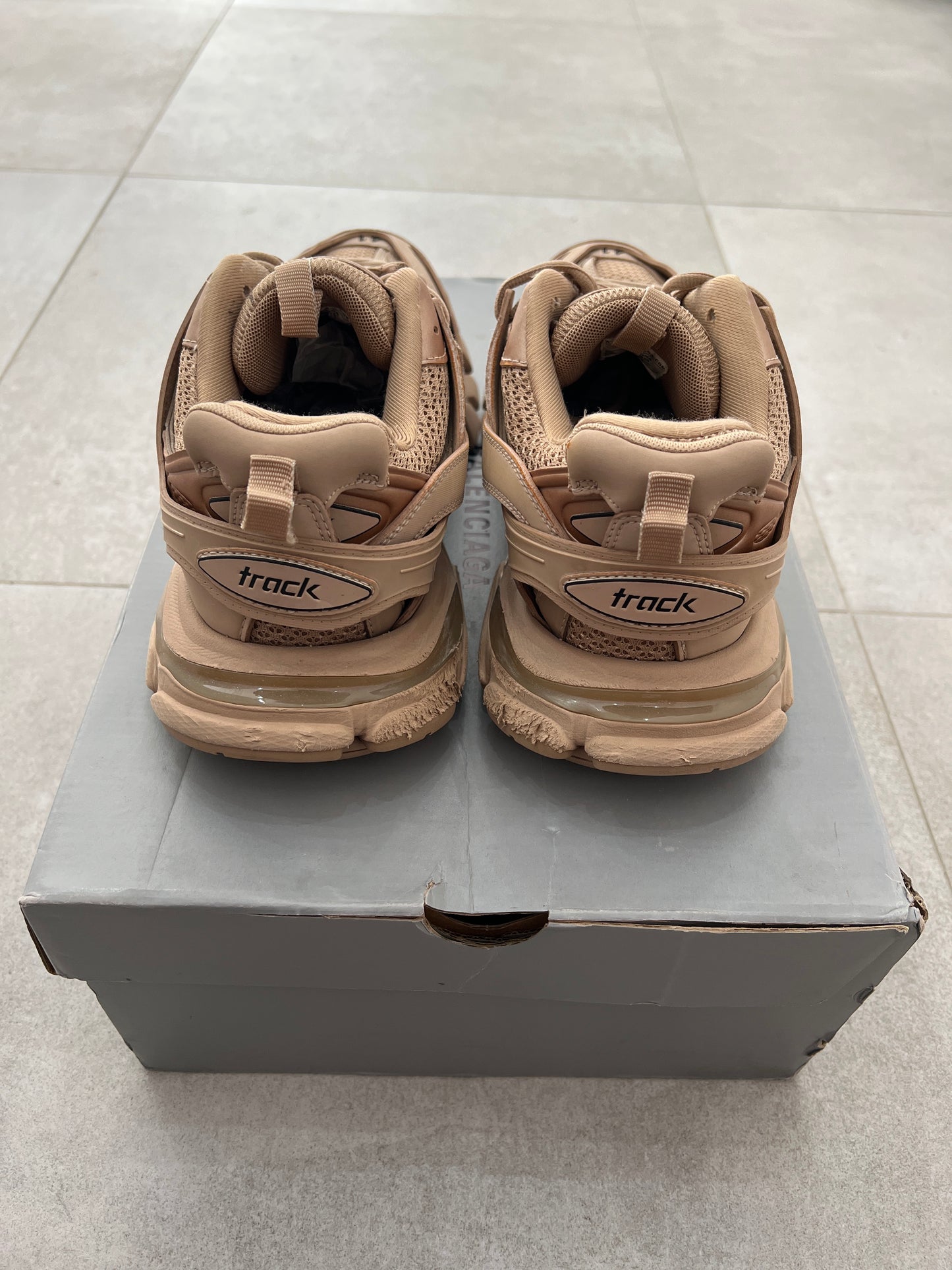 Balenciaga Track Begie Brown
