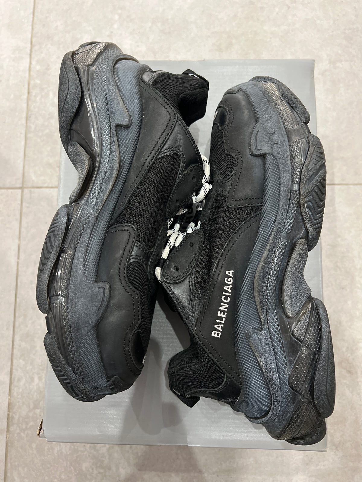 Balenciaga 3S Clearsole Black