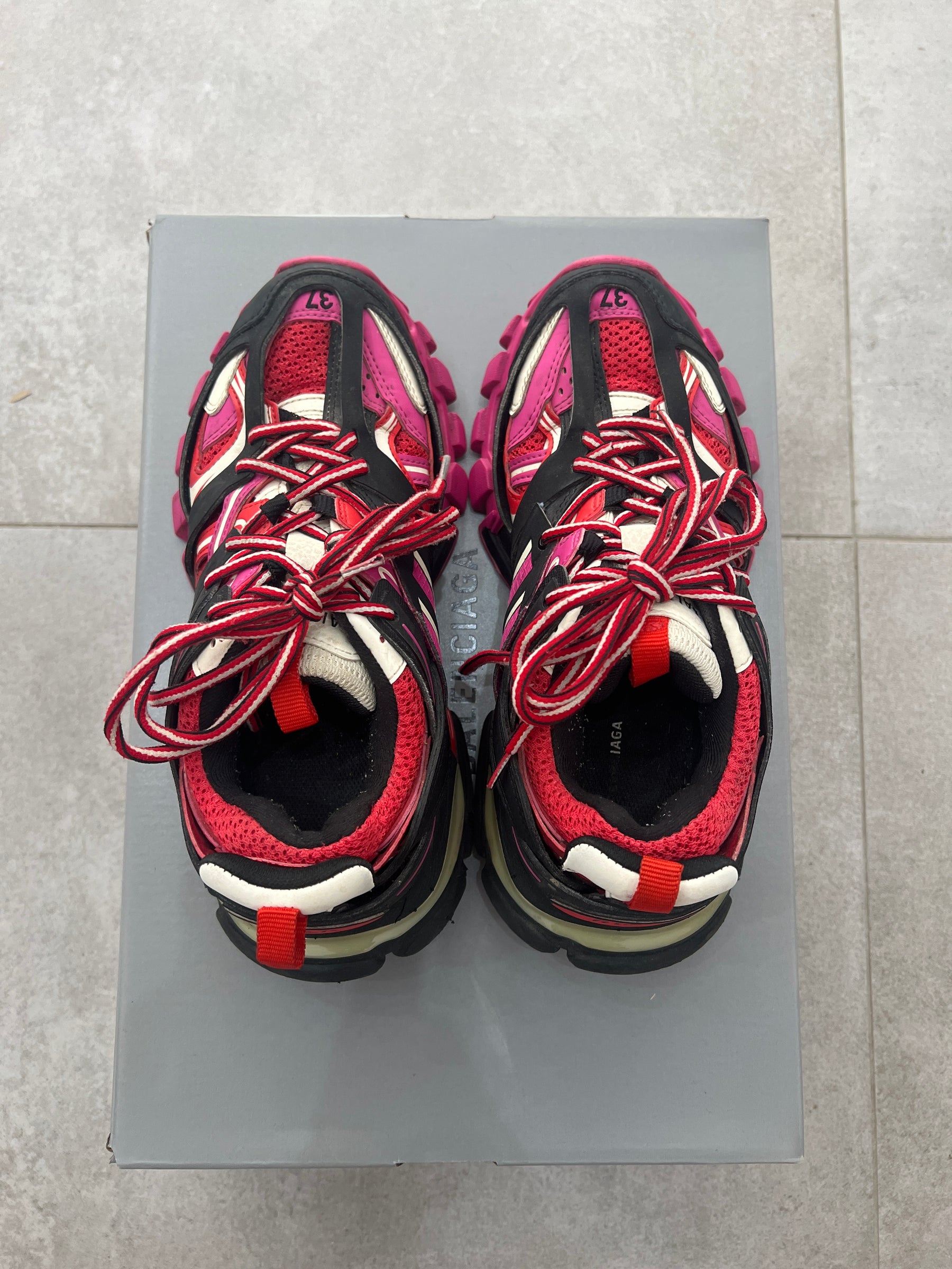 Balenciaga Track Pink/Red/Black