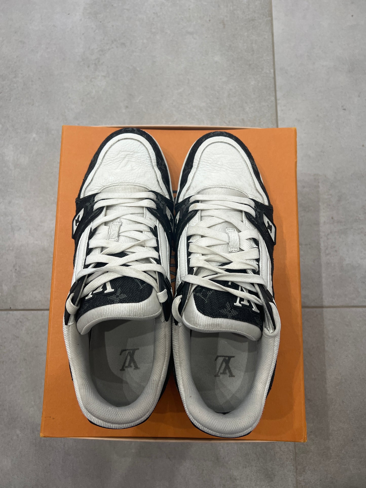Louis Vuitton Trainer Black Denim