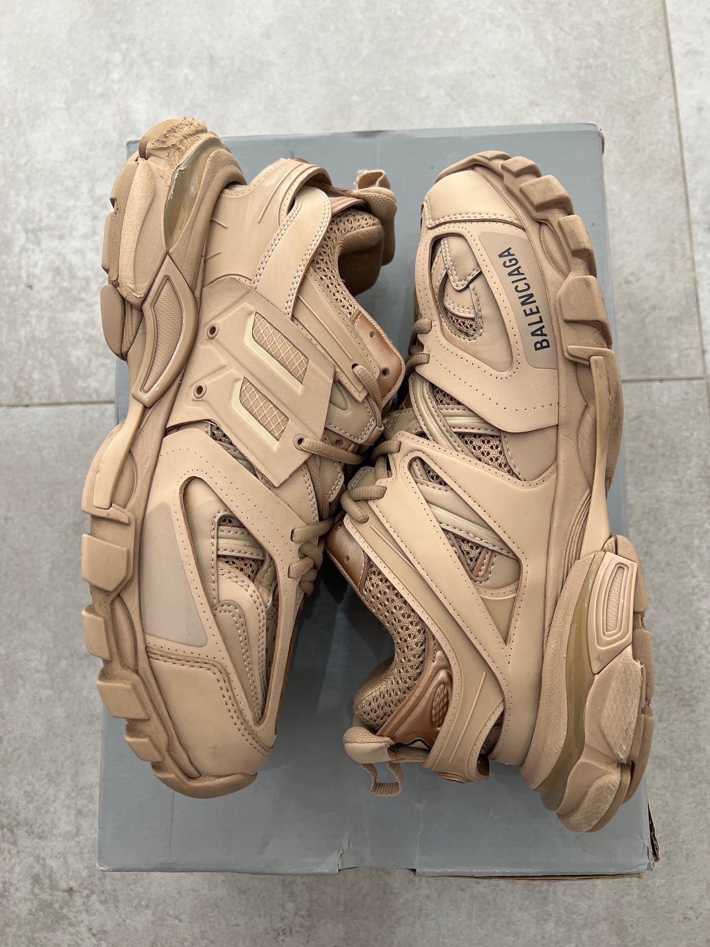 Balenciaga Track Begie Brown