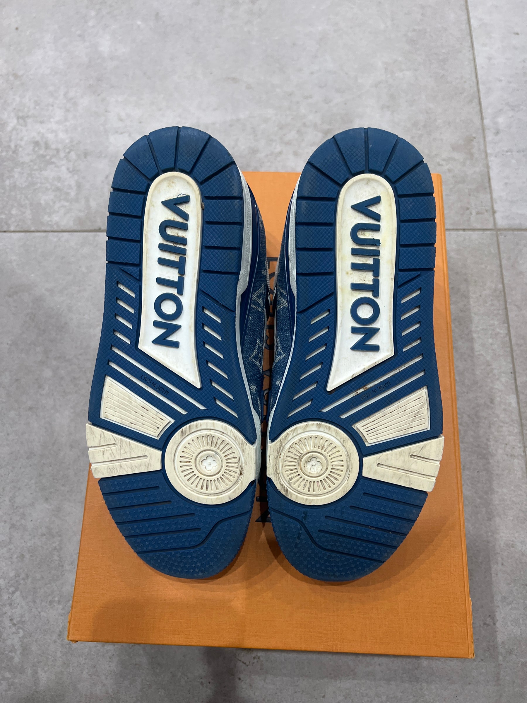 Louis Vuitton Denim Blue Trainer