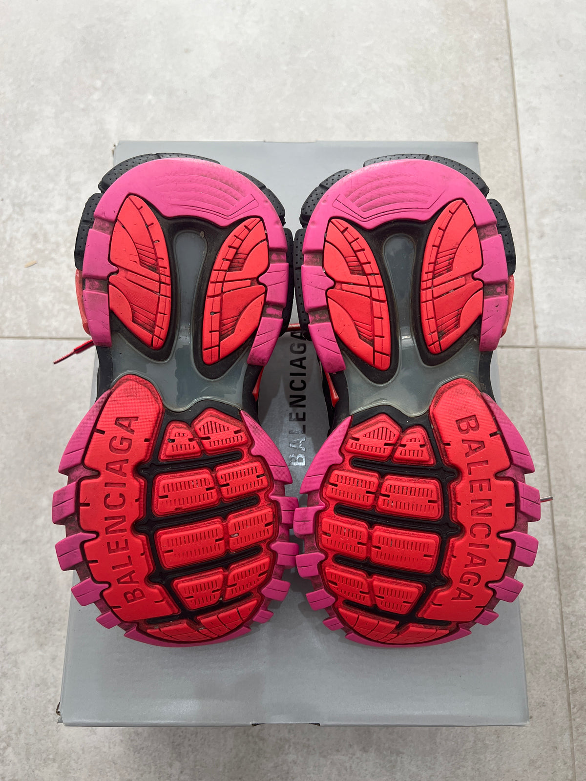 Balenciaga Track Pink/Red/Black
