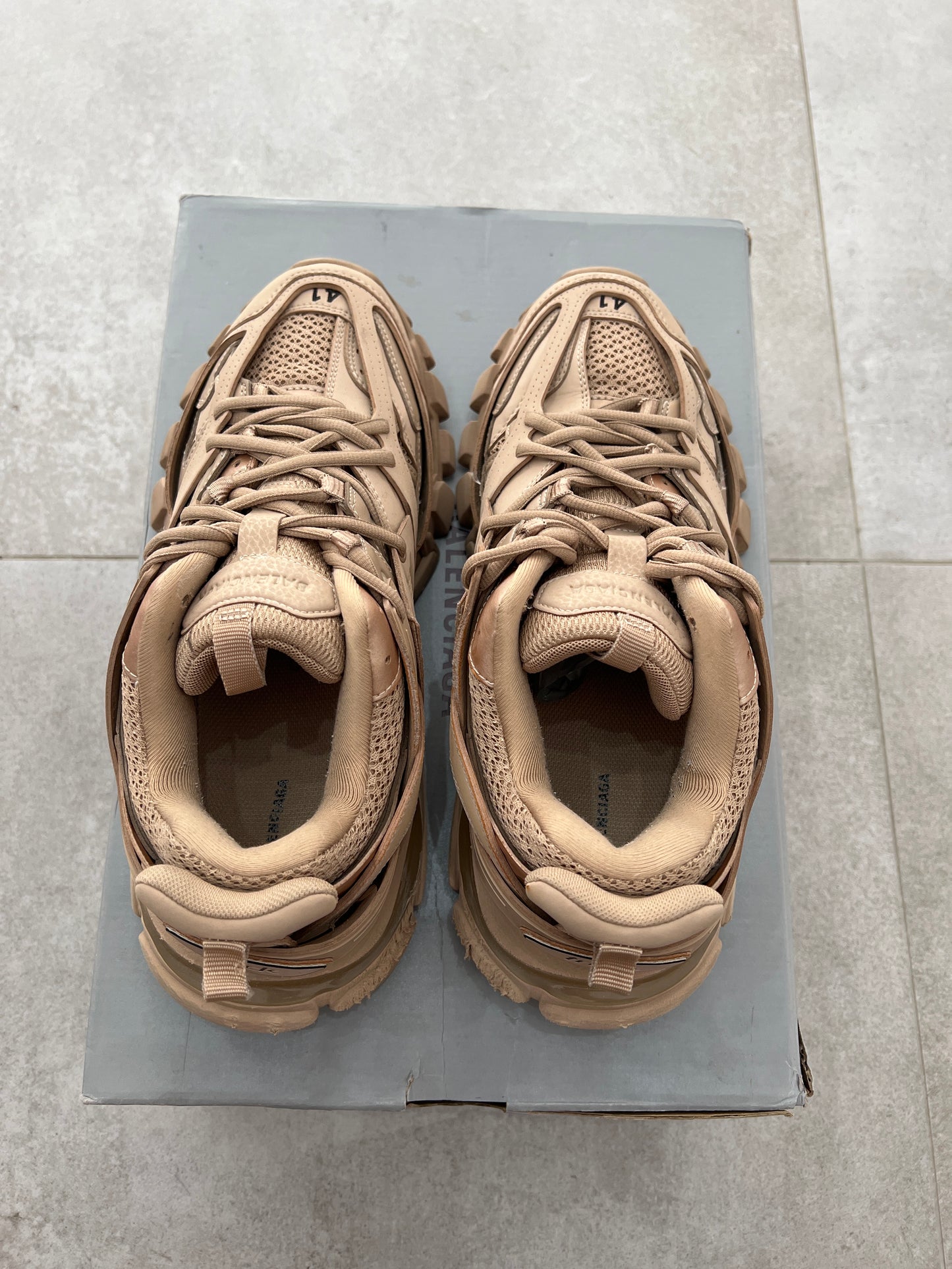 Balenciaga Track Begie Brown