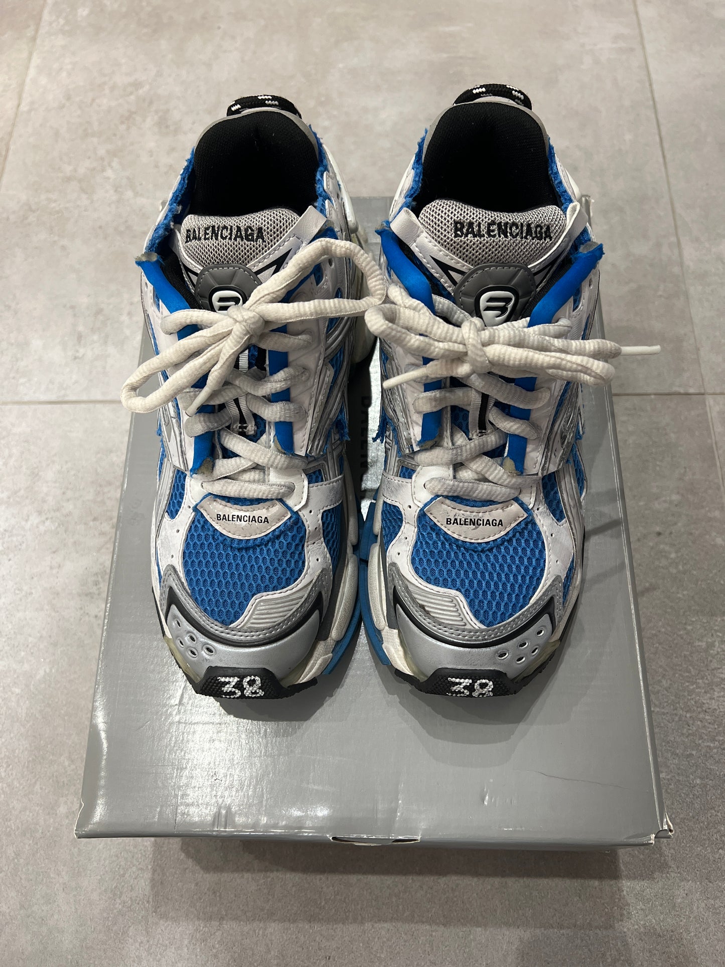 Balenciaga Runner Blue/Silver
