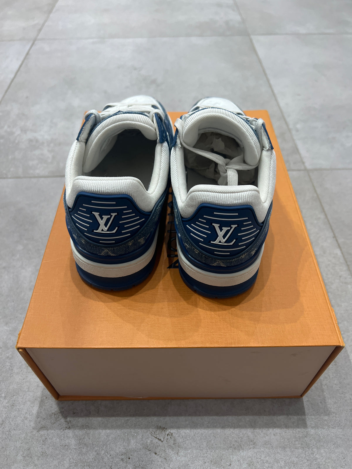 Louis Vuitton Denim Blue Trainer