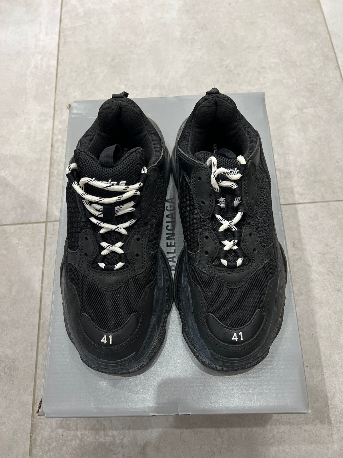 Balenciaga 3S Clearsole Black