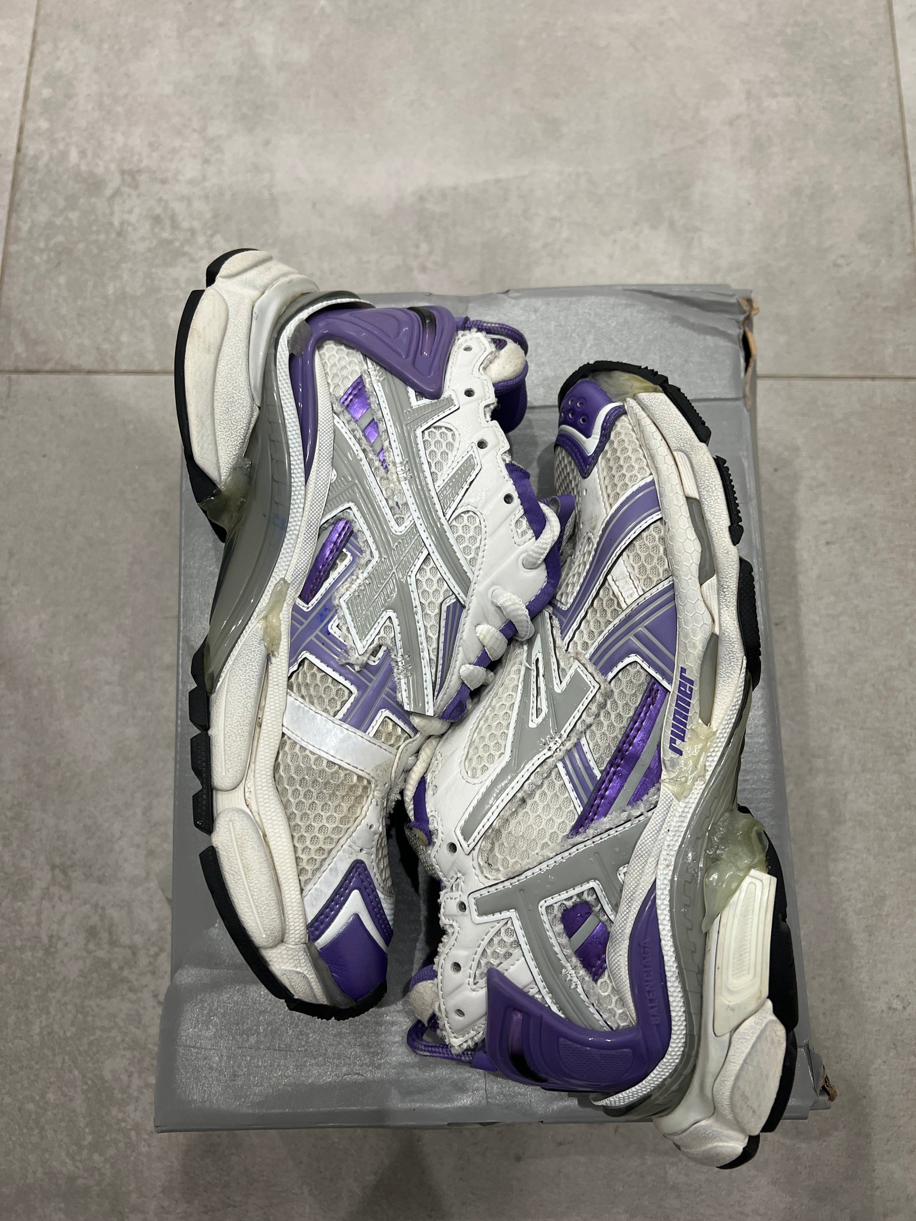 Balenciaga Runner White/Violet