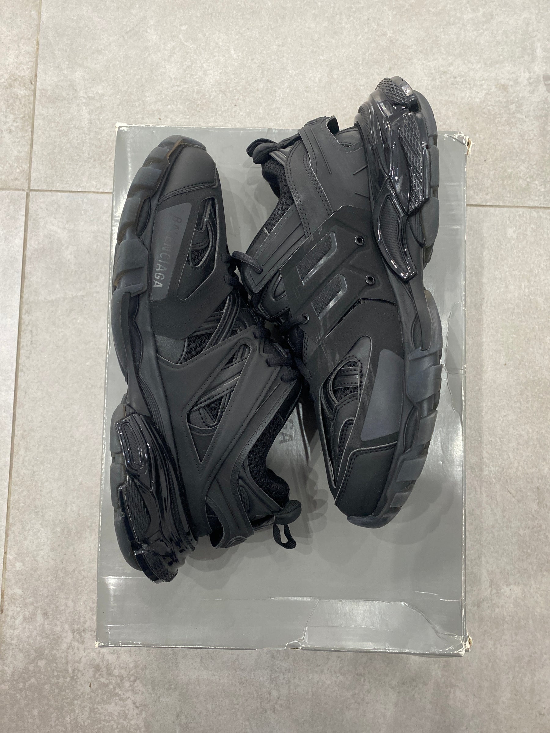 Balenciaga Track Clear Sole Black