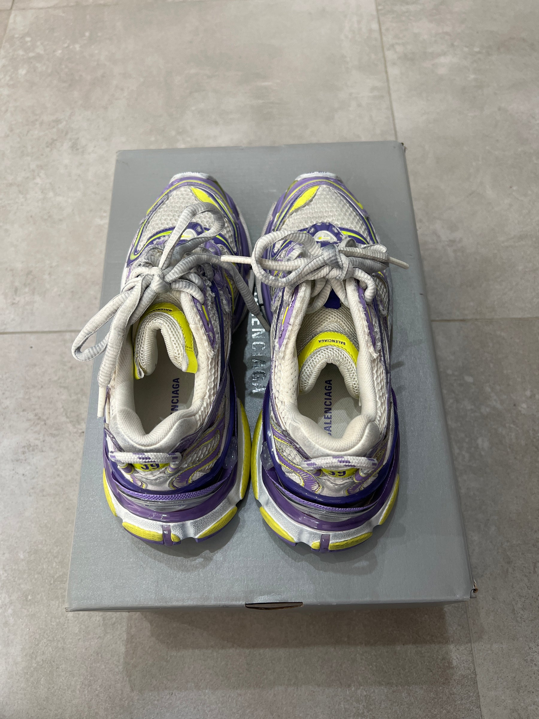 Balenciaga Runner Grey/purple/olive