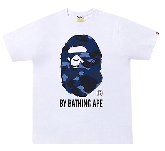 BAPE ABC Color Camo By Bathing Ape White/Navy