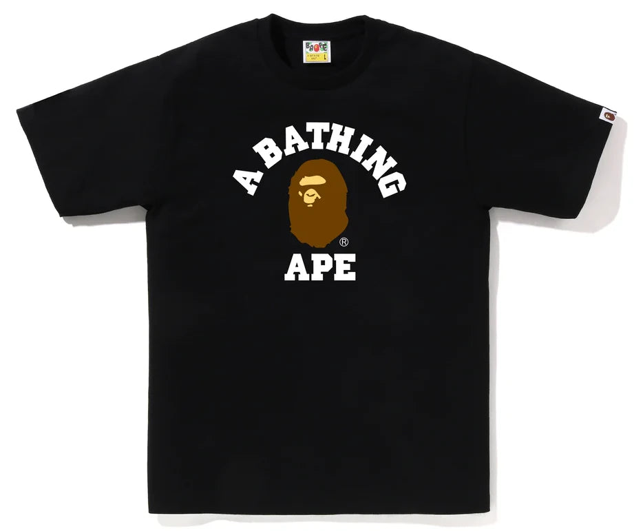 BAPE College Tee Black