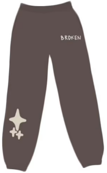 Broken Planet Market Star Sweatpants Brown