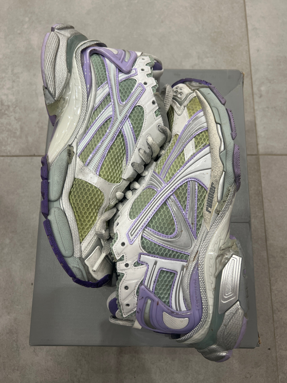 Balenciaga Runner Violet/Silver/Olive