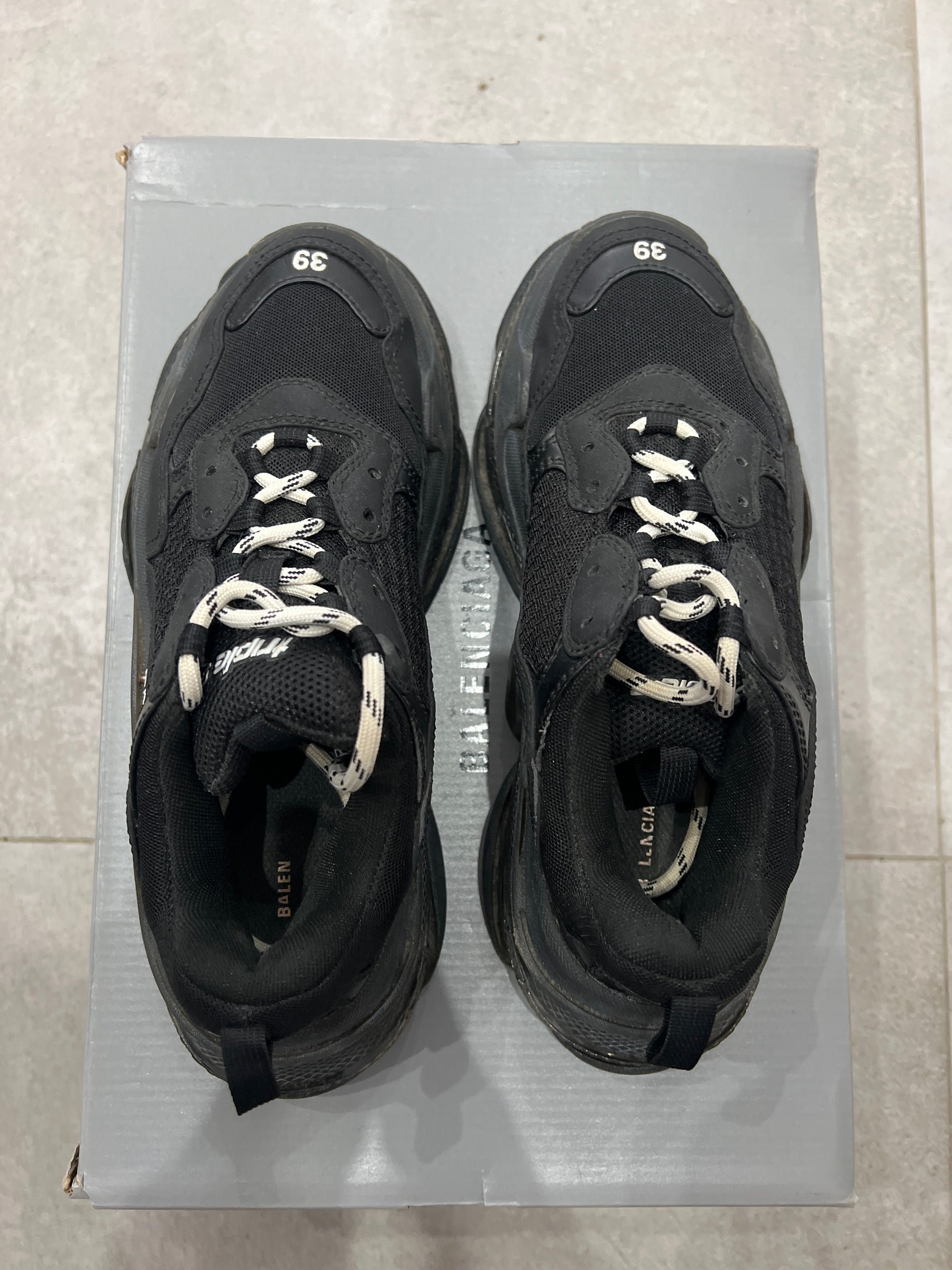 Balenciaga 3S Clearsole Black