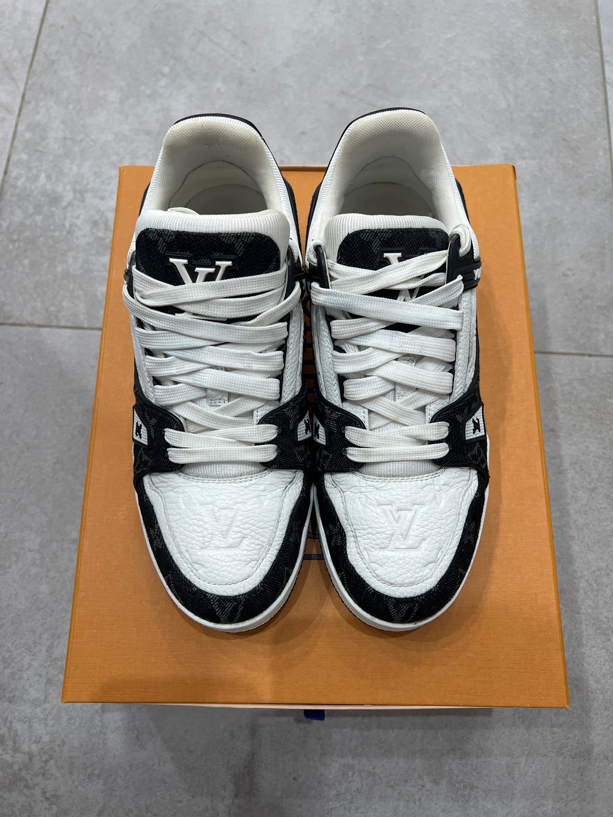 Louis Vuitton Black Denim Trainer