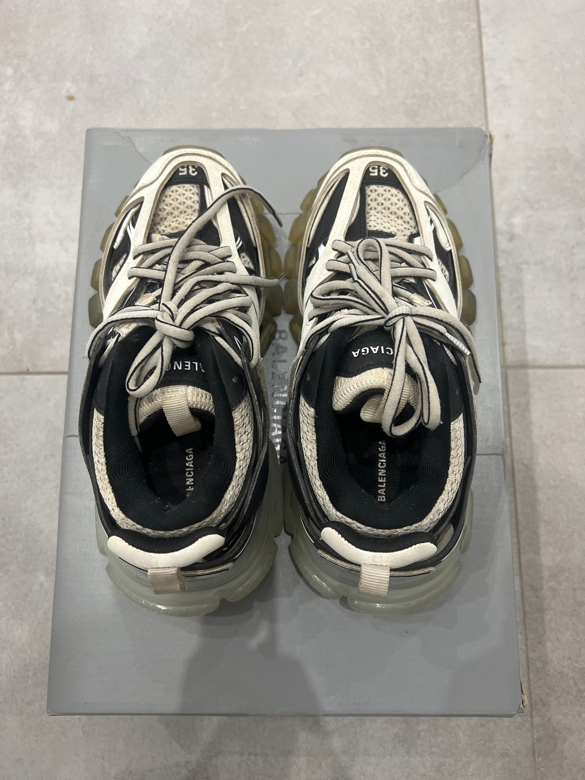 Balenciaga Track White/Black Clearsole