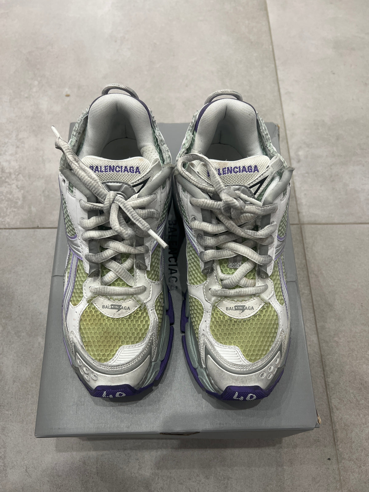 Balenciaga Runner Violet/Silver/Olive