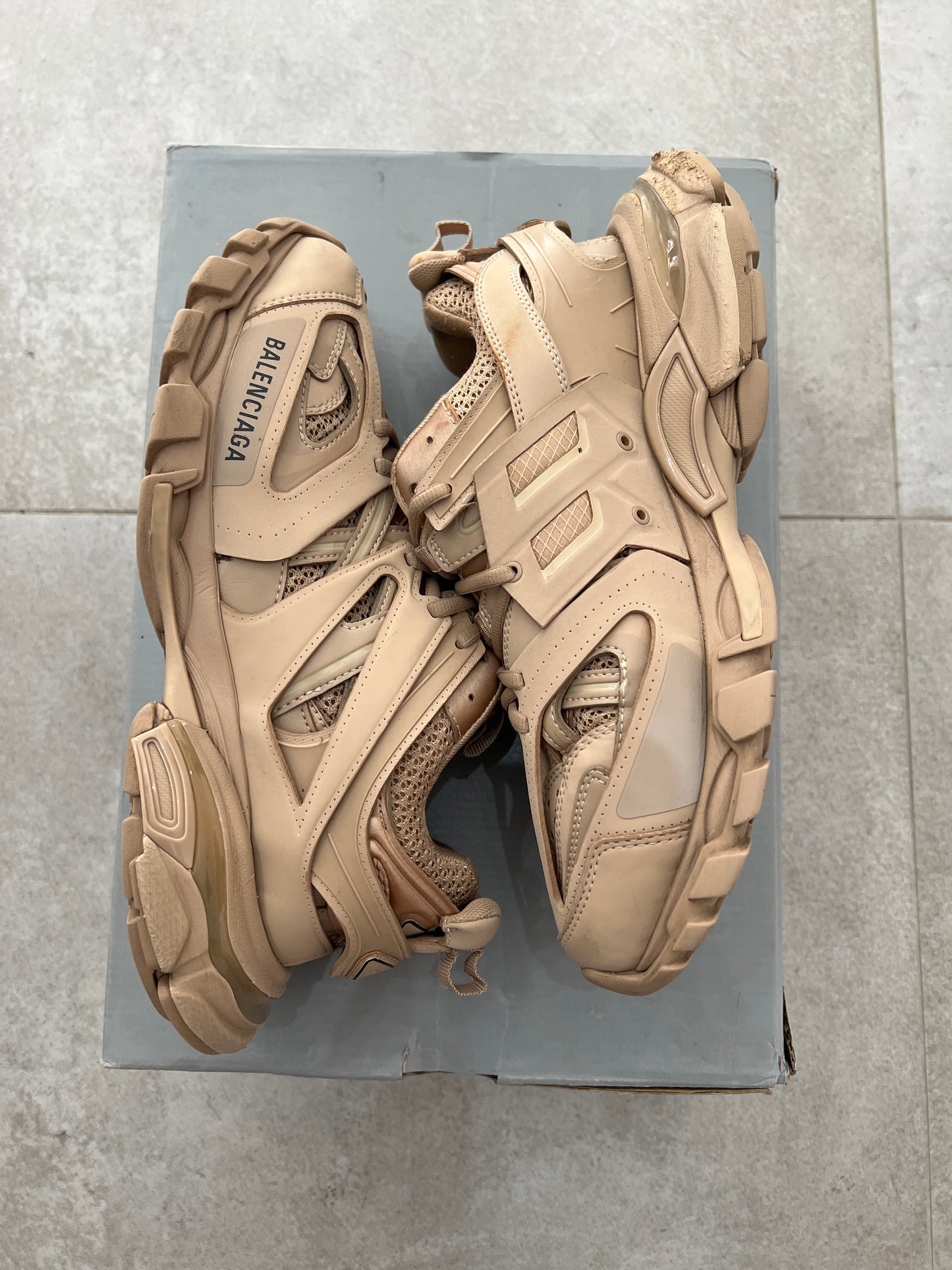 Balenciaga Track Begie Brown